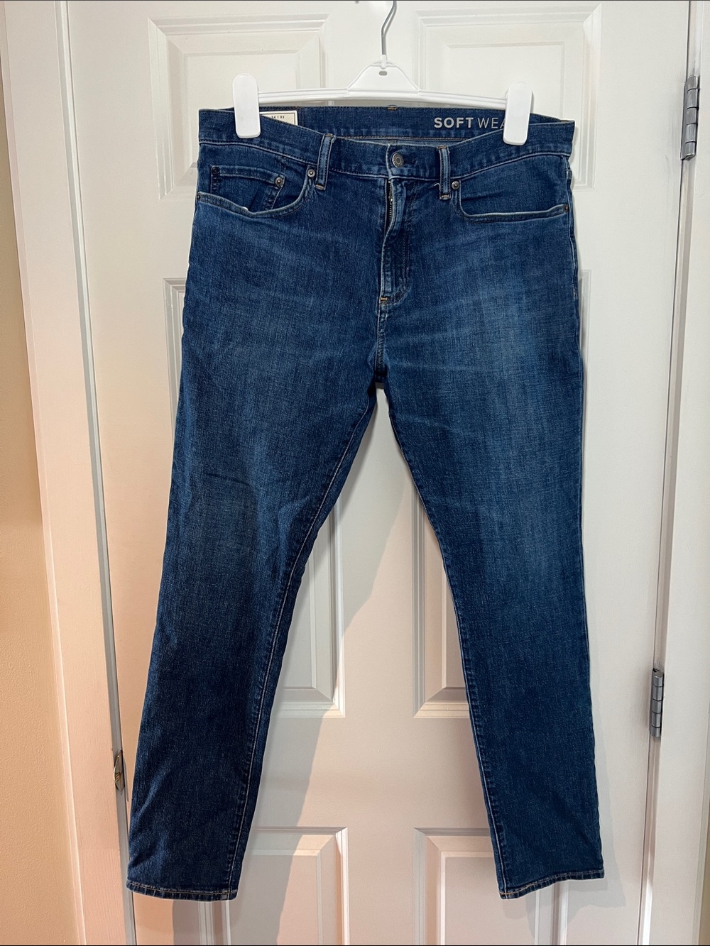 GAP Men's Slim Jeans in Dark Blue Denim 34x32